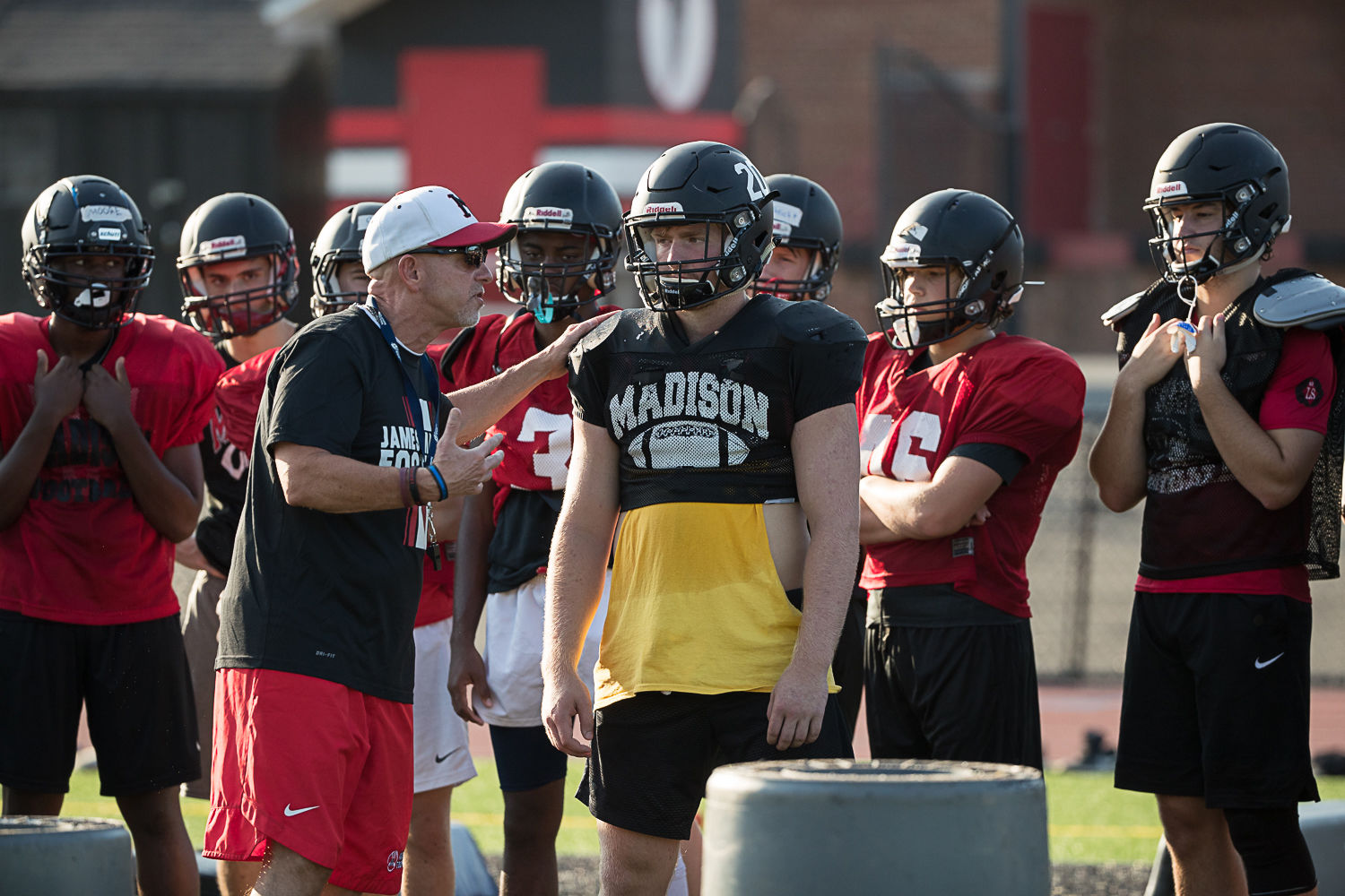 Madison football practice 15